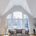 Interior Painting - Living Room with Cathedral Ceilings