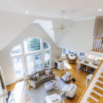 Interior Painting - Living Room with Cathedral Ceiling